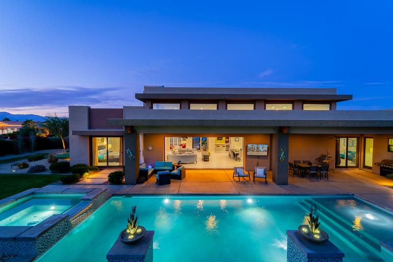 Modern villa with pool